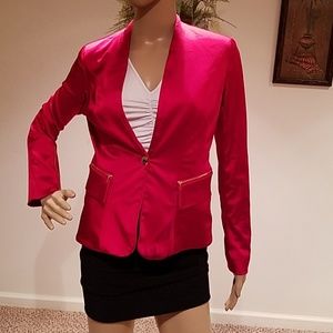 Cache Red Satiny Jacket